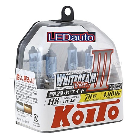 KOITO WHITEBEAM III H8 12v 35w 4000K